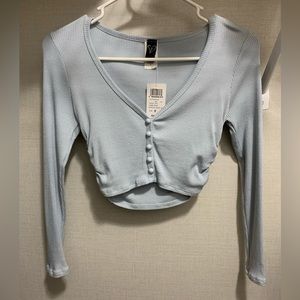 Small Blue crop top